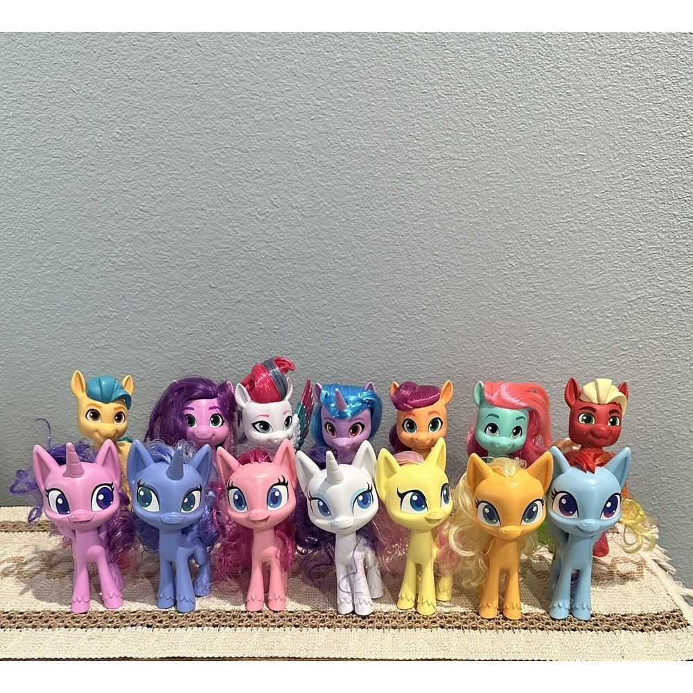 My Little‎ Pony Lot 14 Pc Set - Each Pony Is 6.5 Inches